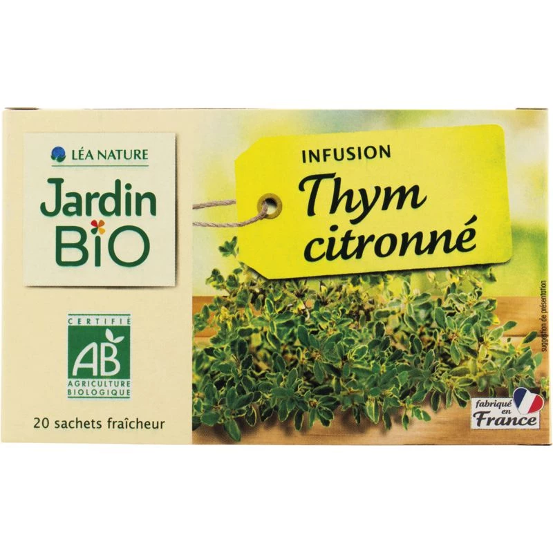 Infusion Thym Citronné BIO 30g - JARDIN BIO