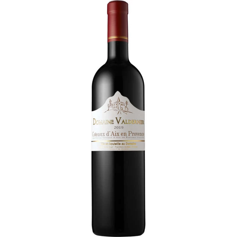 Vin Rouge AOP Côte de Provence, 75cl - DOMAINE VALDERNIER