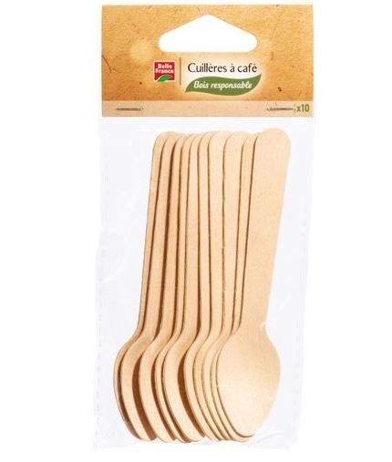 Belle France Lot De 10 Cuillères En Bois - BELLE FRANCE