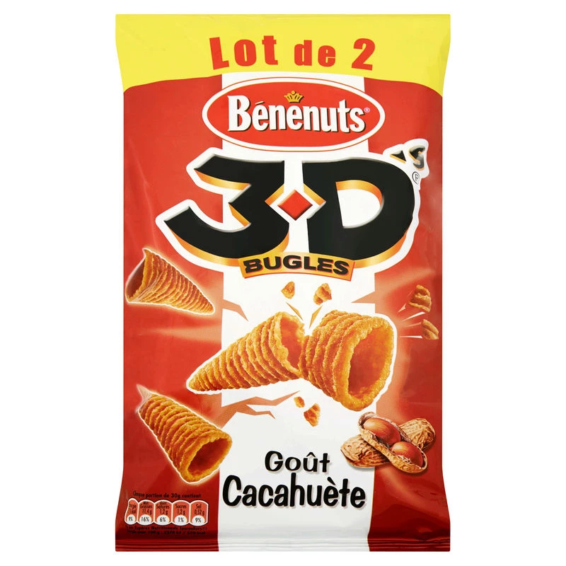 Chip's 3ds Cacahuete, 2x85g - BENENUTS