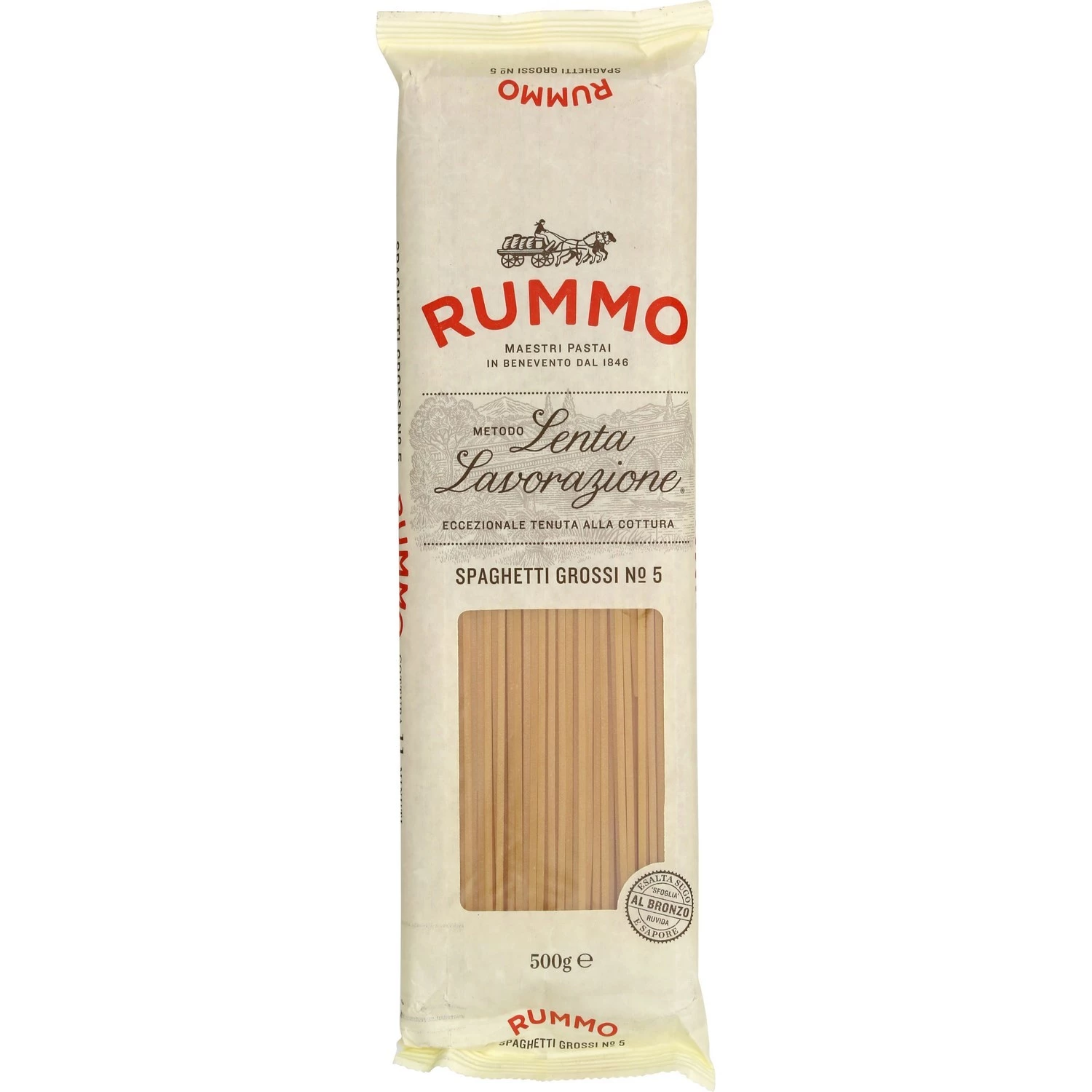 स्पेगेटी ग्रॉसी पास्ता संख्या 5, 500 ग्राम - रुम्मो