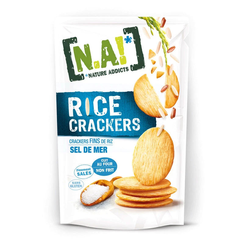 Crackers Di Riso Sel De Mer 70g - Nature Addict