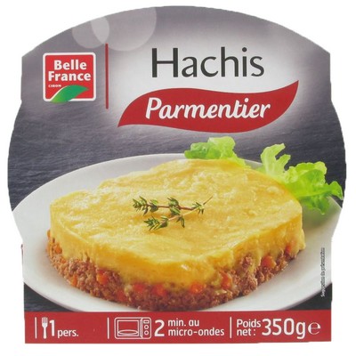 Hachis Parmentier Pur Bœuf Belle France Barquette 350g - BELLE FRANCE
