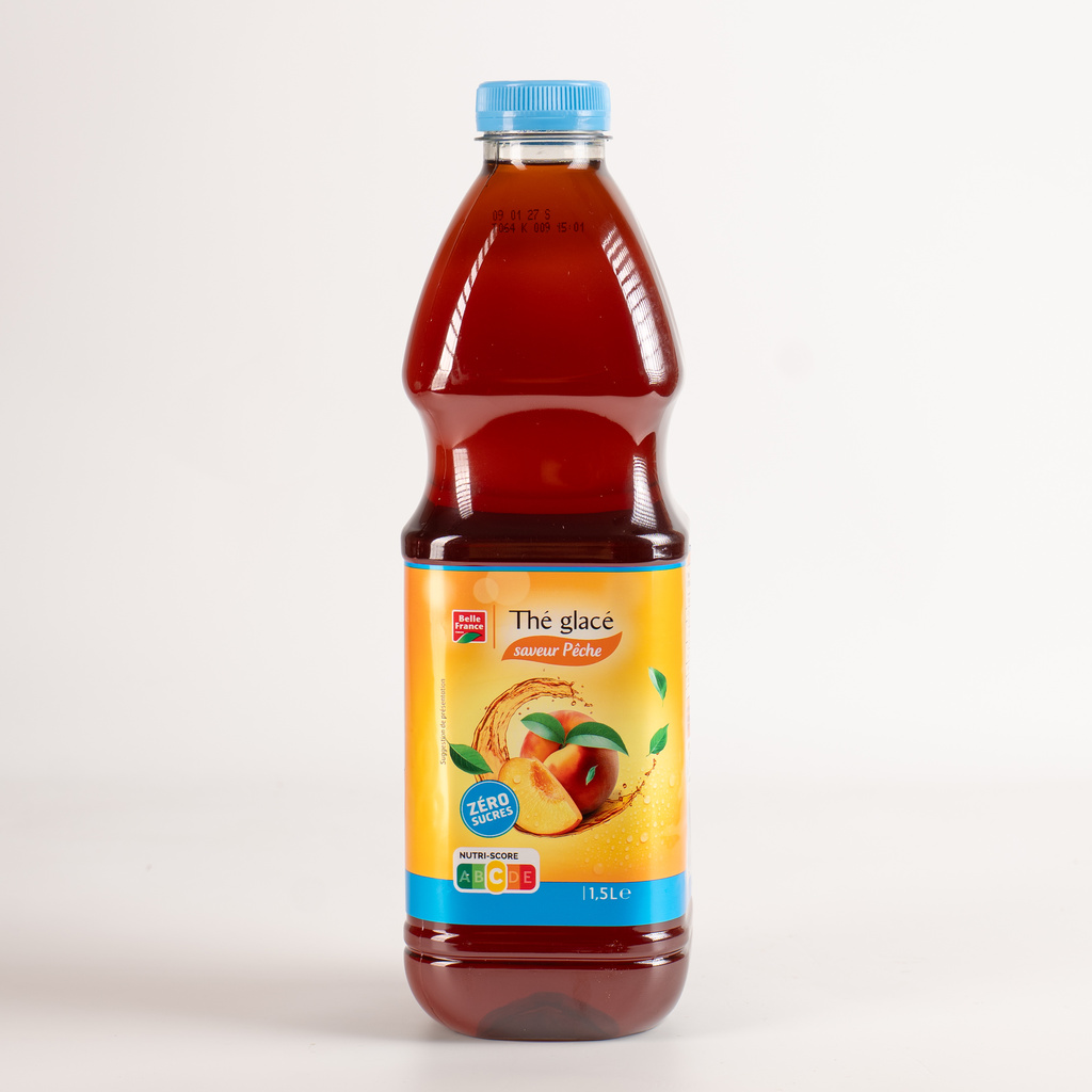 Thé Glacé Pêche 0% Sucres Bf Bouteille Pet 1.5l - BELLE FRANCE