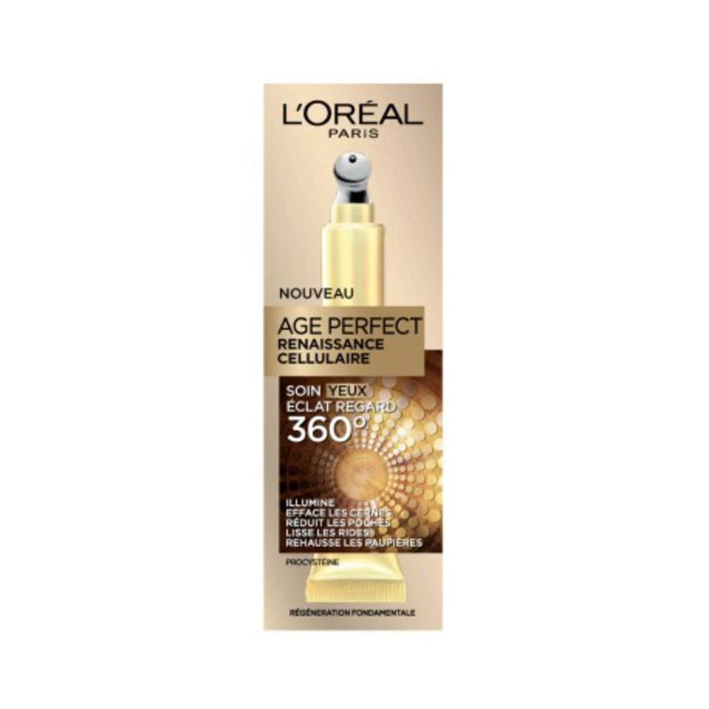 Age Perfect anti-aging oogverzorging, stralende look 360° 15ml - L'OREAL