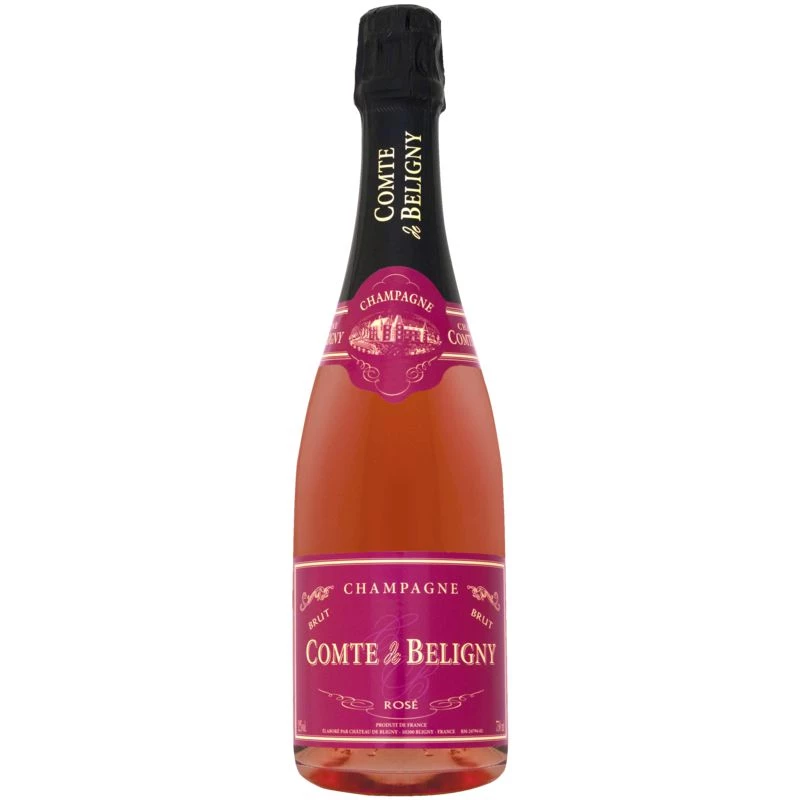 Champagne Rosé 75cl - Comte de Beligny