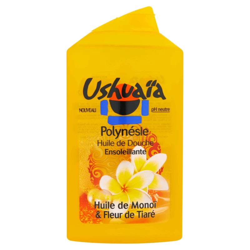 Huile de douche huile de Monoi/fleur de Tiaré 250ml - USHUAIA