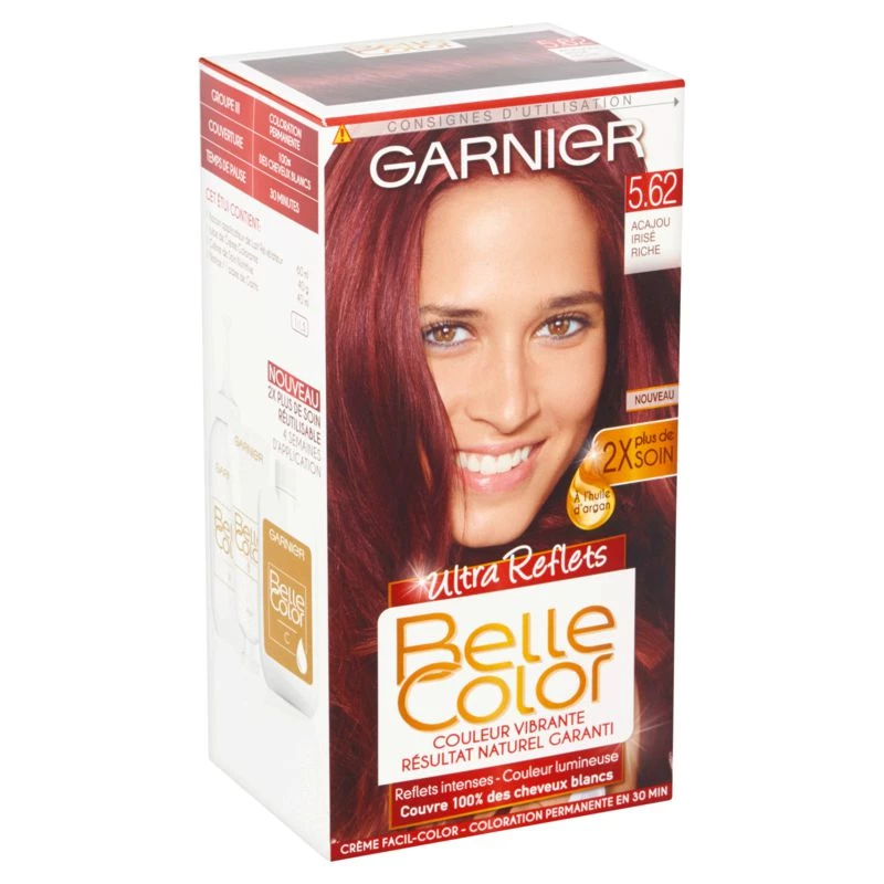 Permanent hair color  rich iridescent mahogany - GARNIER Wholesaler