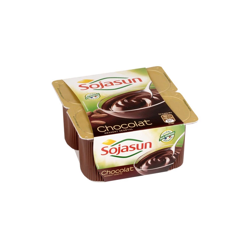 Yaourt chocolat 4x100g - SOJASUN