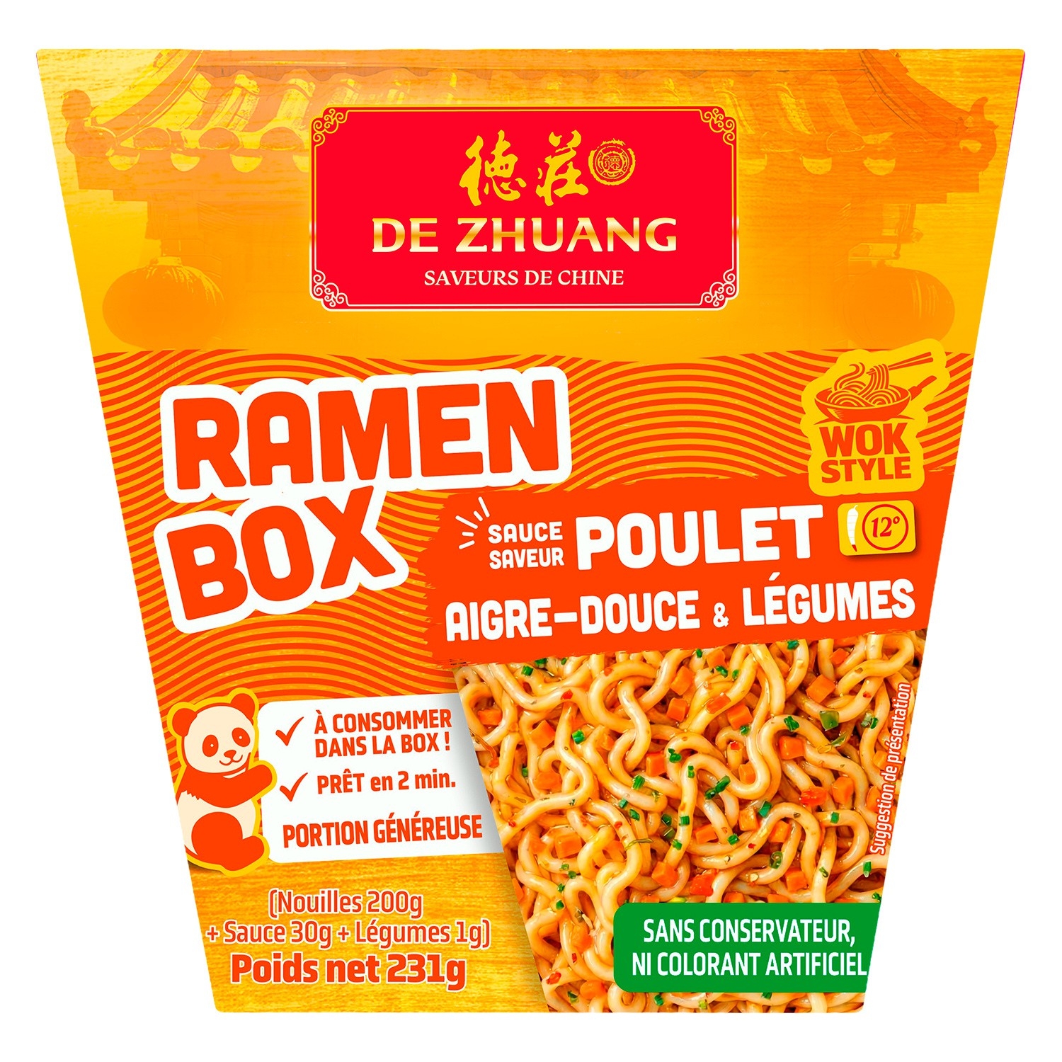 231g De Zhuang Nouilles Poulet