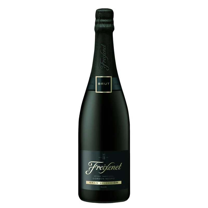 Vin Pétillant Cordon Negro Brut Blanc, 11,5°, 75cl - FREIXENET