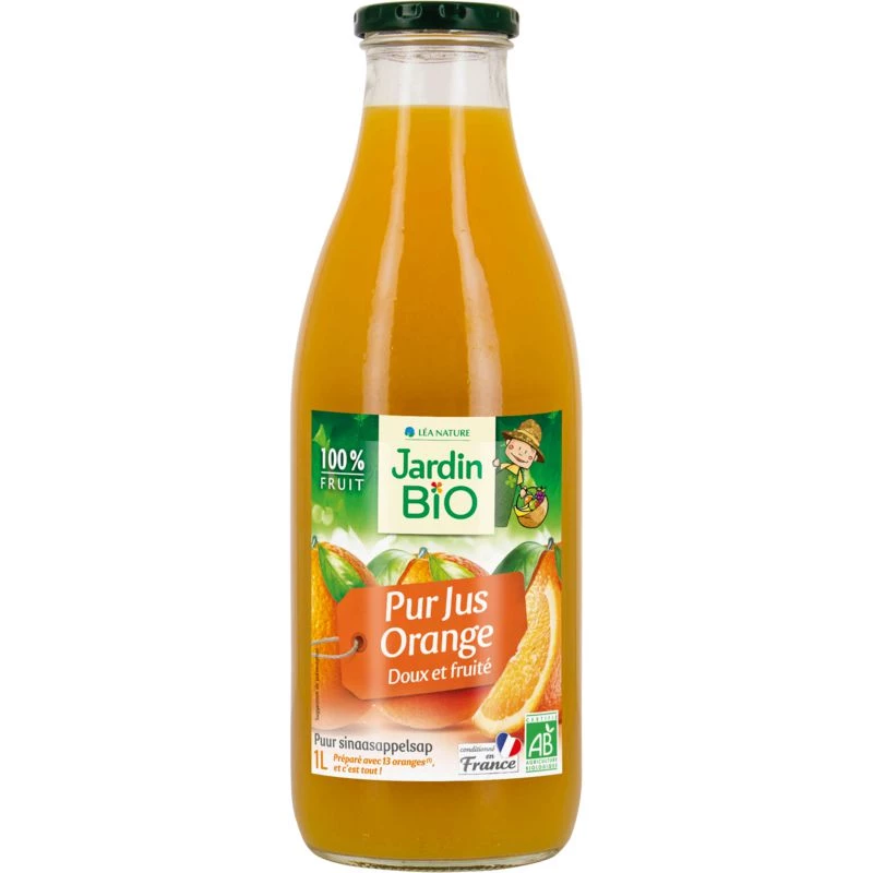 Pur jus d'orange Bio 1L - JARDIN Bio