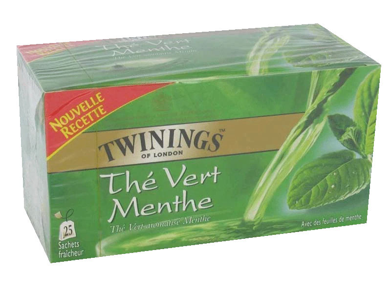 شاي أخضر بالنعناع x25 50 جرام - TWININGS