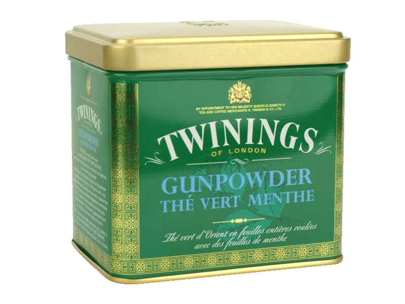 Зеленый чай Gunpowder с мятой 200г - TWININGS