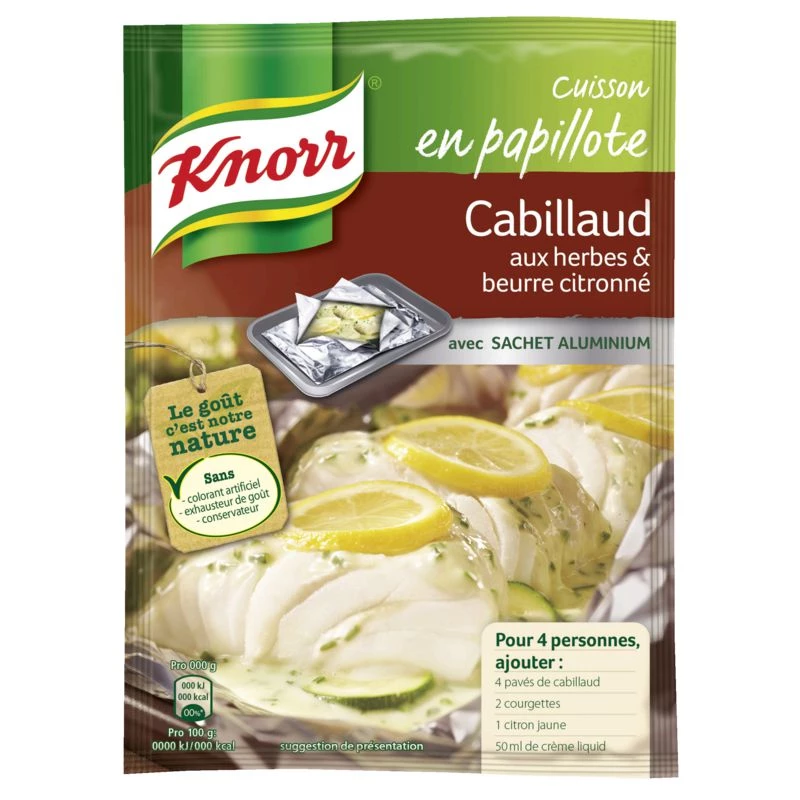 Knorr Cabillaud Beurre Citron