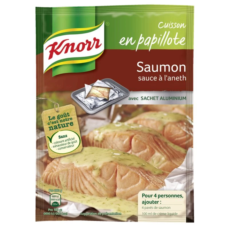 Knorr Papillote saumon à la sauce Aneth 28g
