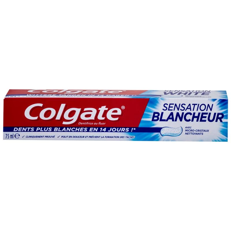Dentifrice sensation blancheur 75ml - COLGATE