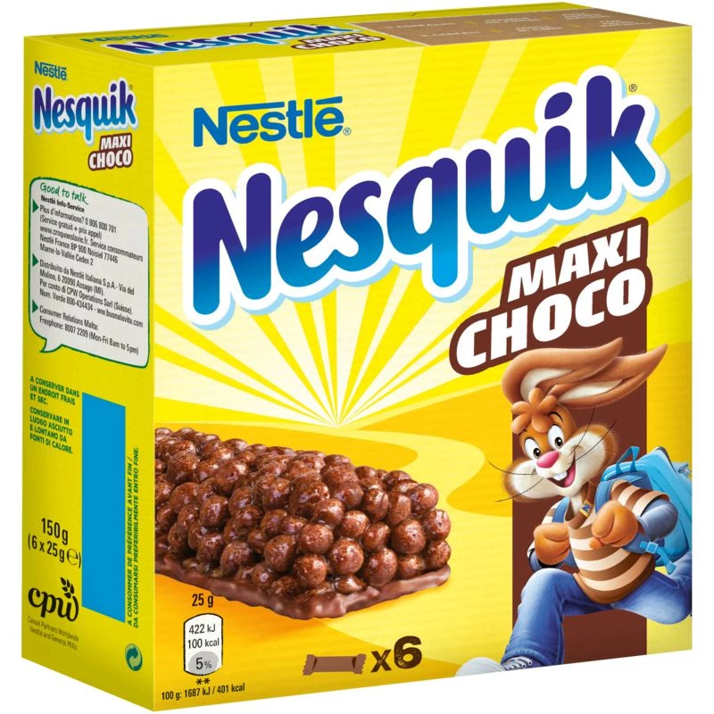 NESQUIK Maxi Choco 6x25g - NESQUIK