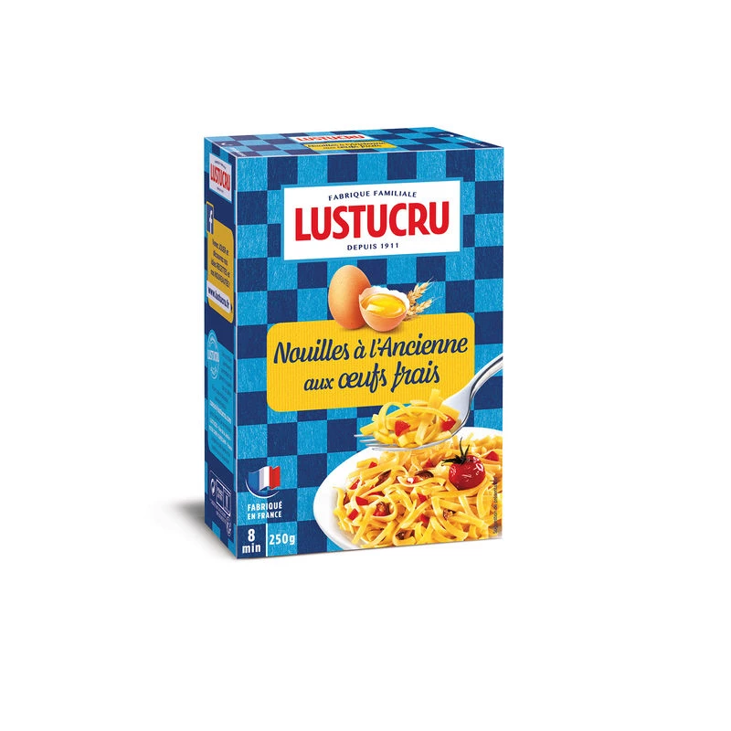 Alsatian egg noodle 250g - LUSTUCRU
