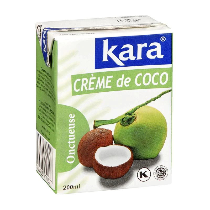 Crème de coco onctueuse 200ml - KARA