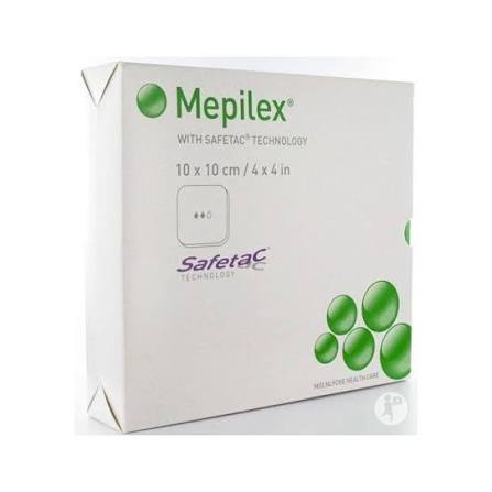 Mepilex 10 cm x 10 cm boite de 5 - Molnlycke