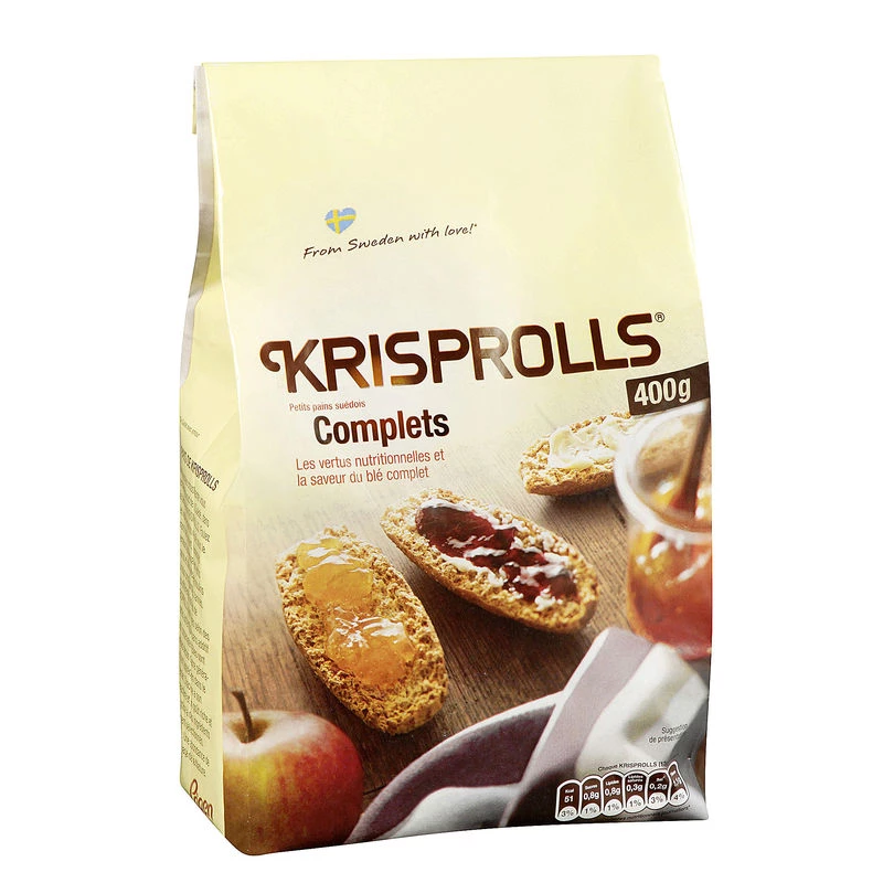 Pain Suedois Bc Krispol 400grs