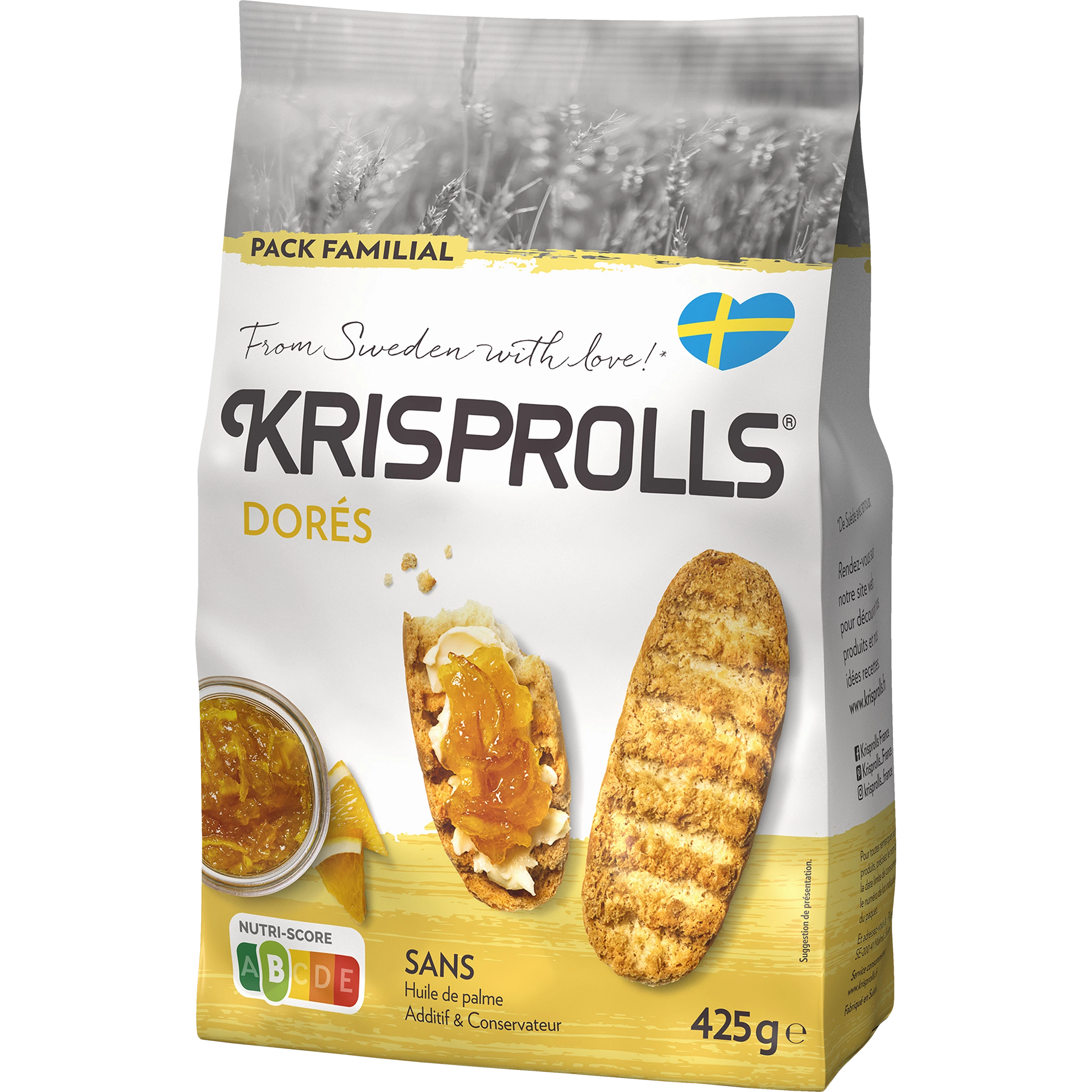 Toast Francesi Krisprolls 425g - KRISPROLLS