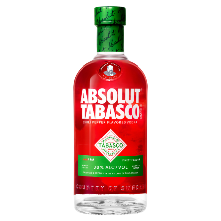 70cl Absolut Tabasco Vodka 38d