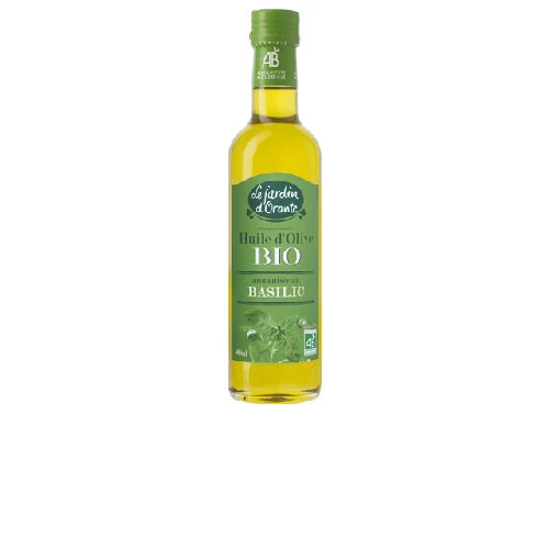 Huile Olive Basilic 50cl