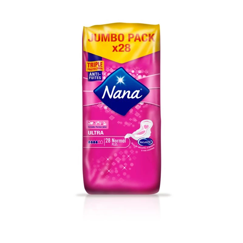 Serviette ultra normal plus x28 - NANA