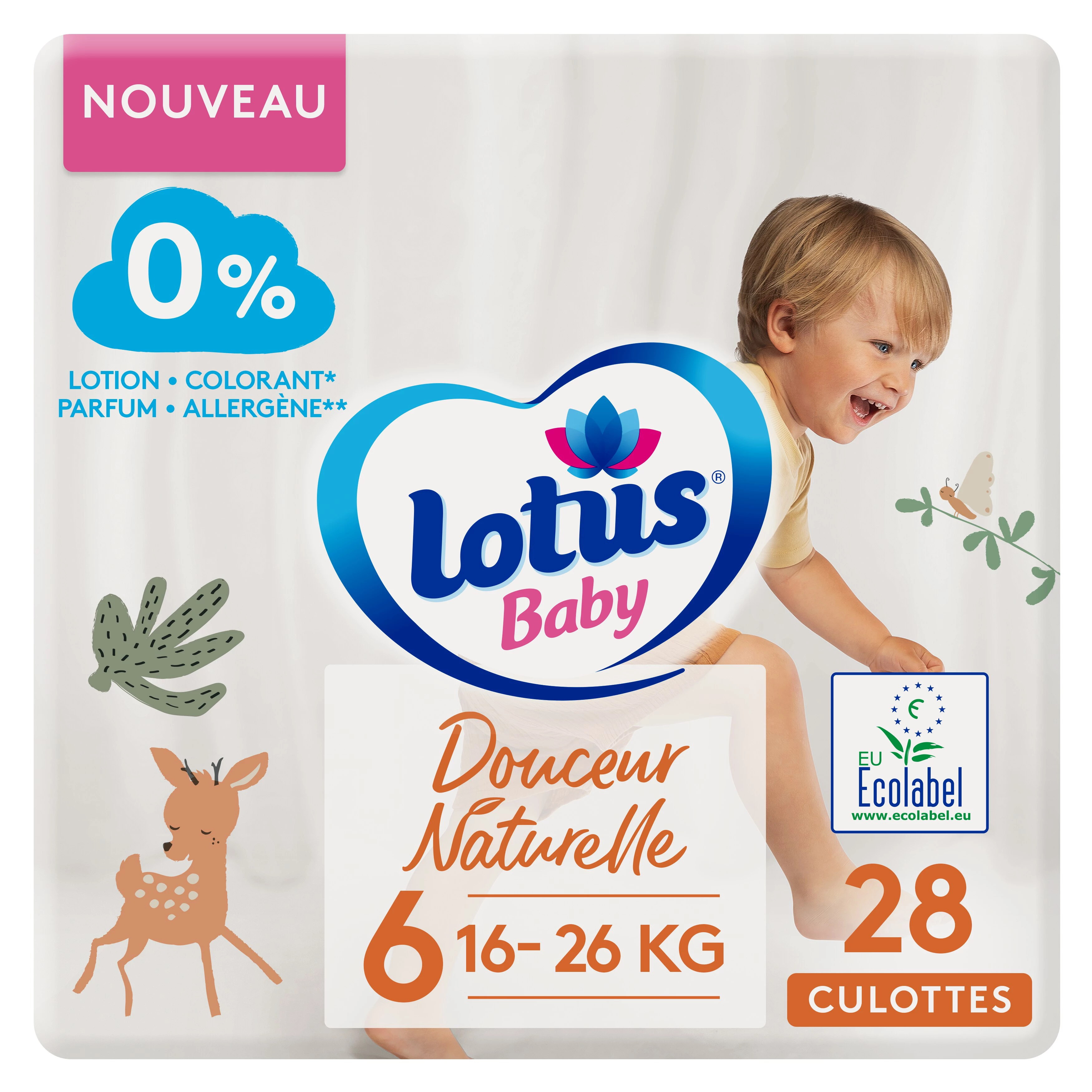 Culotte Lotus Bb Dr Nat T6 X28