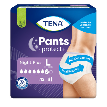 X12 Pants Plus Night Larg Tena