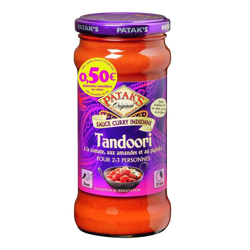 Pataks Sauce Tandoori 350g