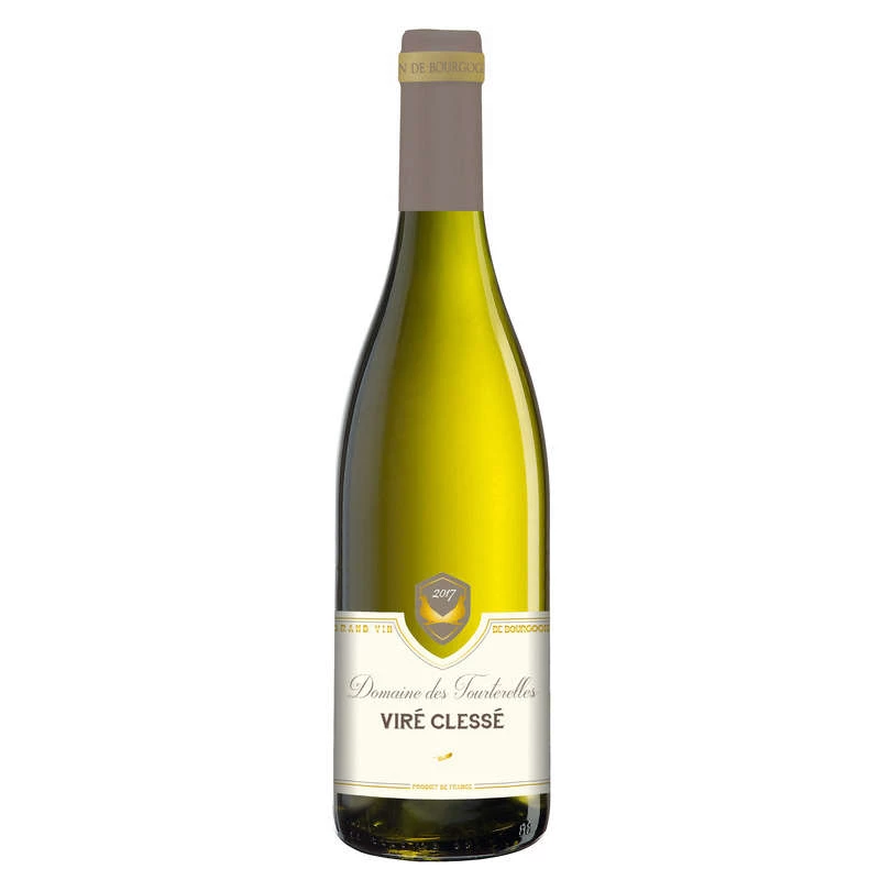 Vin Blanc Viré Clessé 2017, 12,5°, 75cl - DOMAINE DES TOURTERELLES