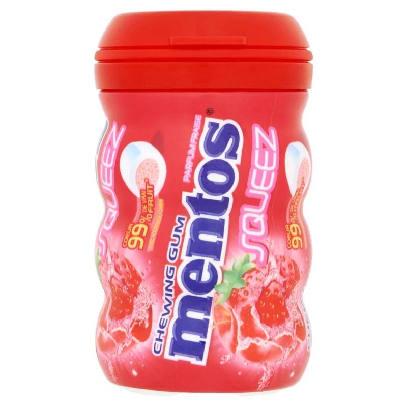 Mentos Squee.fraise 45d 90g