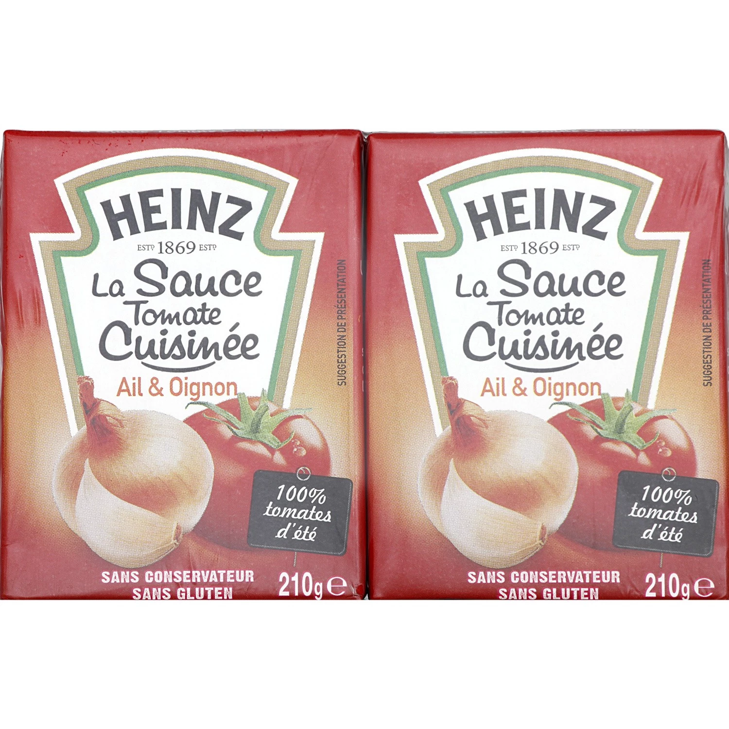 Sauce Tomate Cuisinée, 2x210g - HEINZ