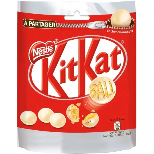 Chocolat blanc coeur céréales 250g - KITKAT