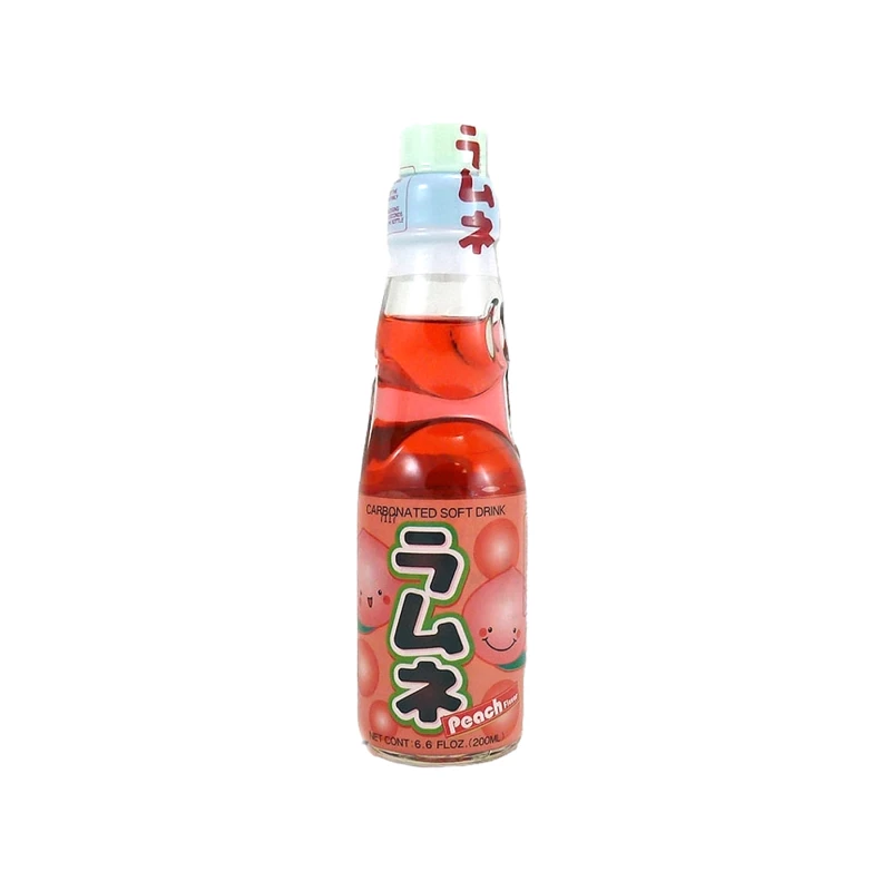 Японский персиковый лимонад Ramune Jp 200мл - Ctc