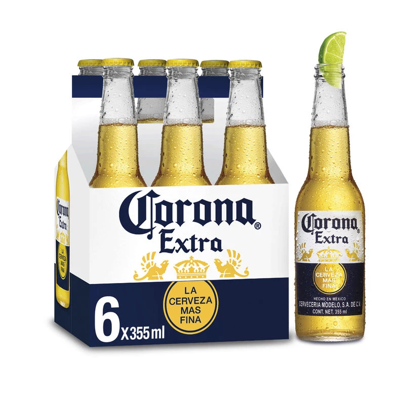 Helles Bier CORONA EXTRA 6x35,5cl - Corona