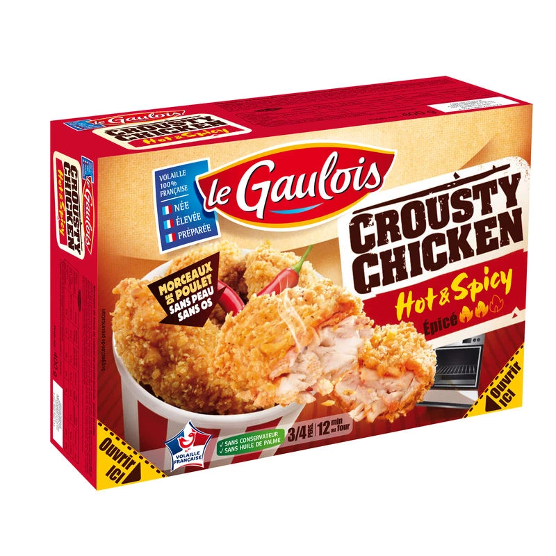 Crousty Chicken Epiché, 400g - LE GAULOIS