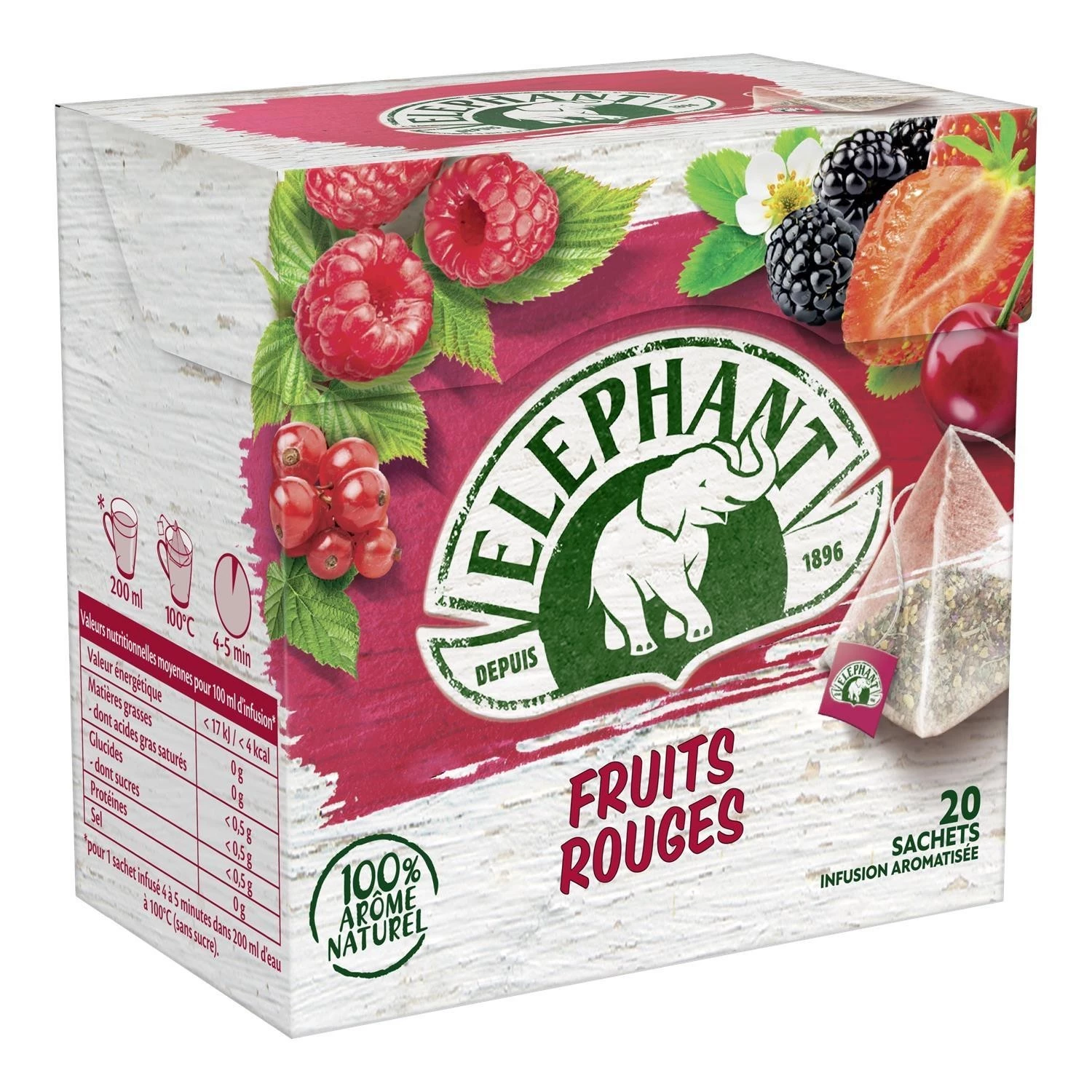 红色水果浸液 x20 36g - ELEPHANT