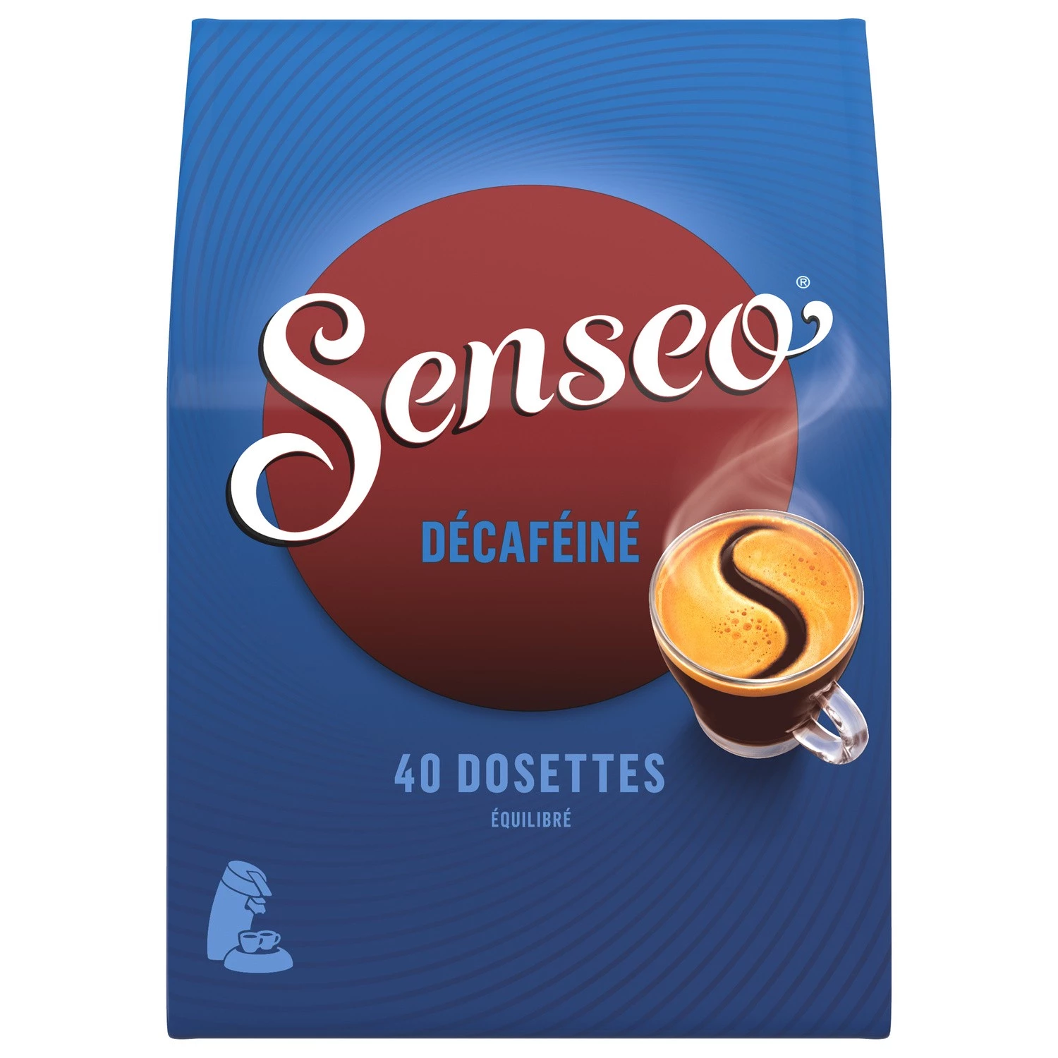 Café Décaféiné X40 Dosettes - SENSEO