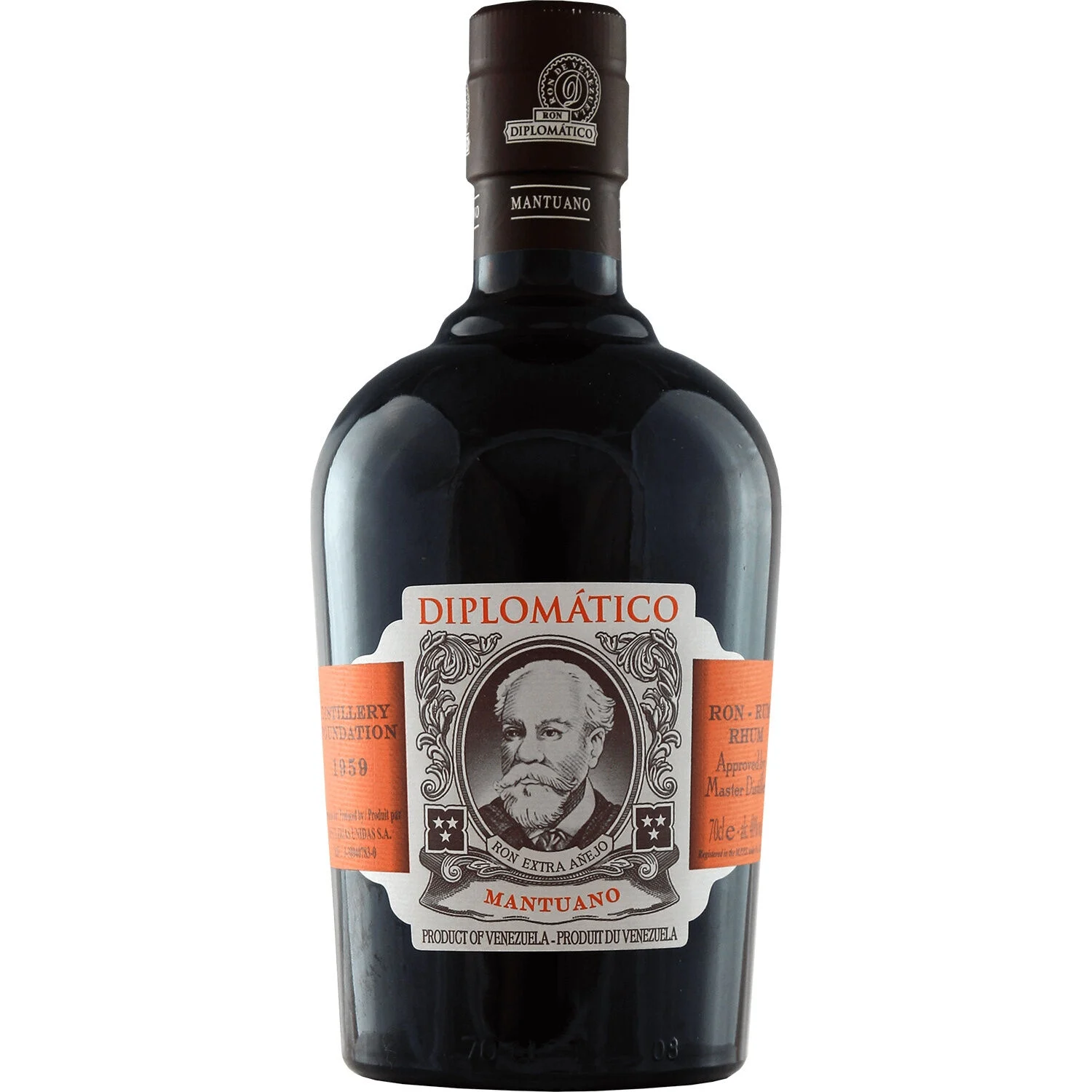 Rhum Mantuano 40% 0,70cl - DIPLOMATICO