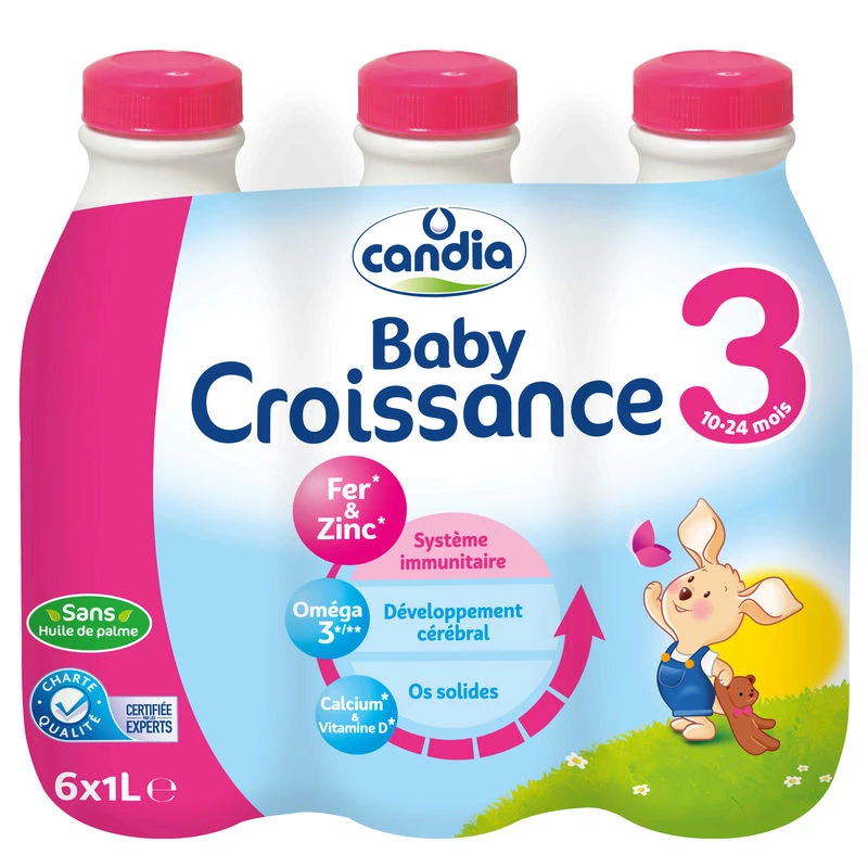 Candia Croissance Baby 6x1l
