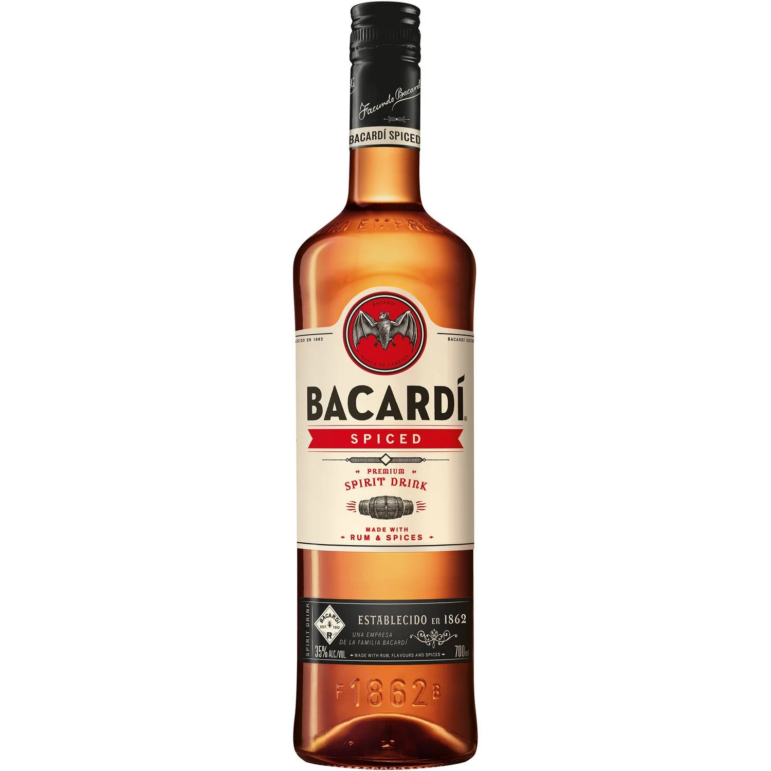 Spiced amber rum 70cl - BACARDI