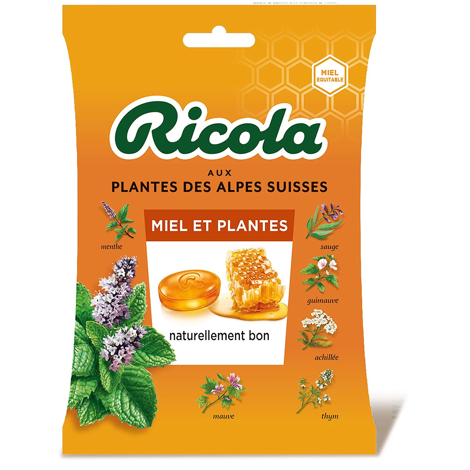 Honey And Plant Candies 70g - RICOLA