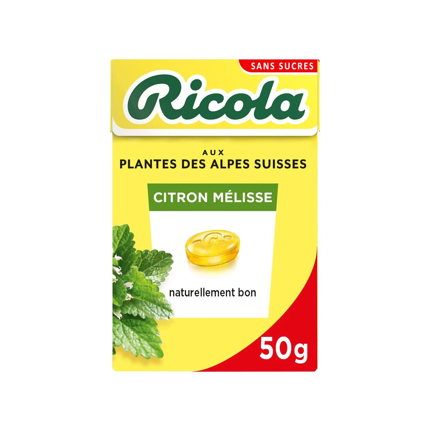 Lemon Balm Candies 50g - Ricola
