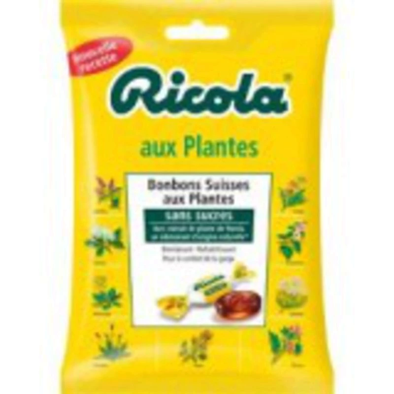 Suikervrije plantensnoepjes; 70g - RICOLA