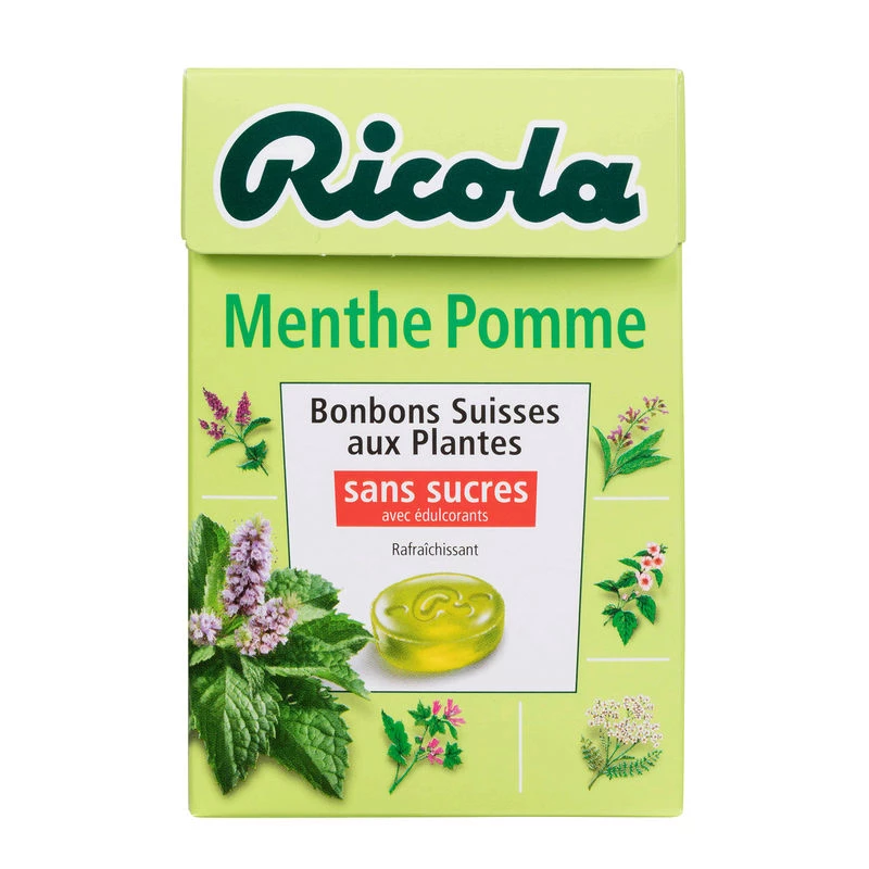 Bonbons Menthe Pomme 50g - RICOLA