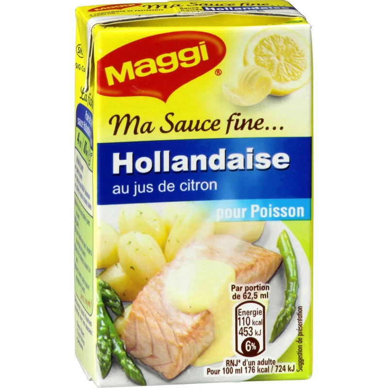 Hollandaise Sauce with Lemon Juice, 25cl - MAGGI